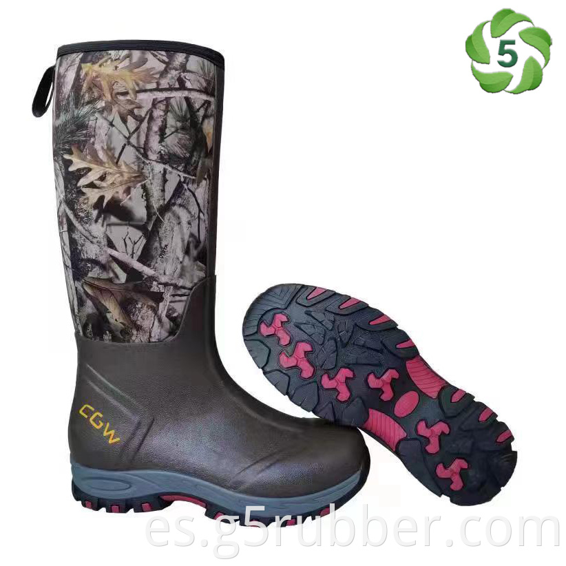 Camo Neoprene Rubber Hunting Boots